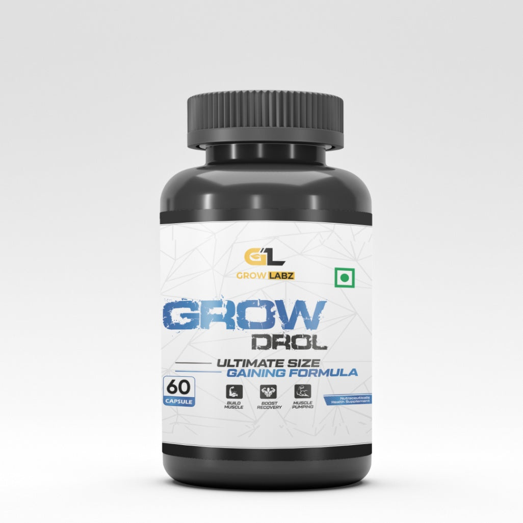 GROWLABZ GROWDROL- BEST NATURAL SIZE GAINING FORMULA FREE DELIVERY