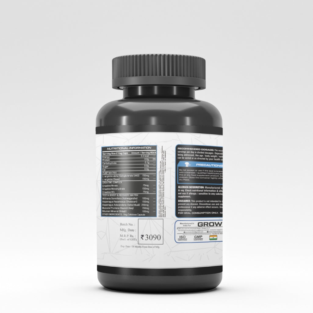 GROWLABZ GROWDROL- BEST NATURAL SIZE GAINING FORMULA FREE DELIVERY