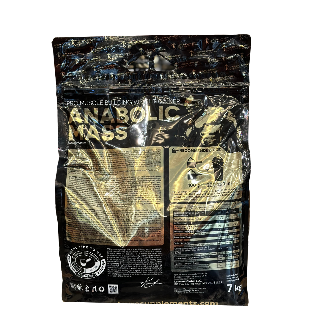Kevin Levrone Signature Series Anabolic Mass Gainer 7KG CHOCOLATE