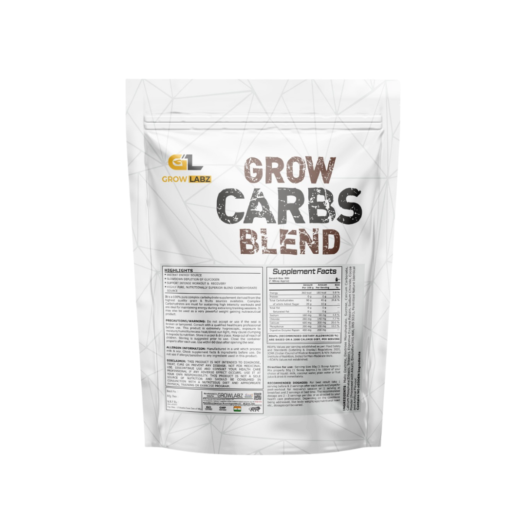 Growlabz Grow Carbs Blend (Multi Source Carbs) 2lb