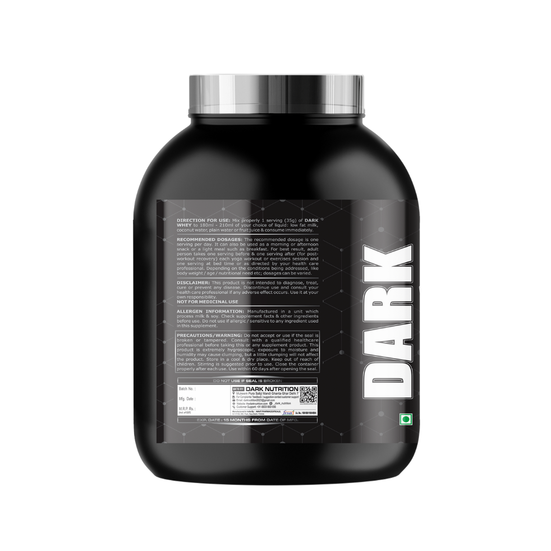 DARK NUTRITION DARK WHEY PROTEIN (27G PROTEIN) 2KG |