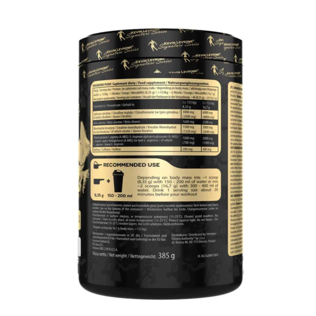 Kevin Levrone Shaaboom Pump Pre-Workout