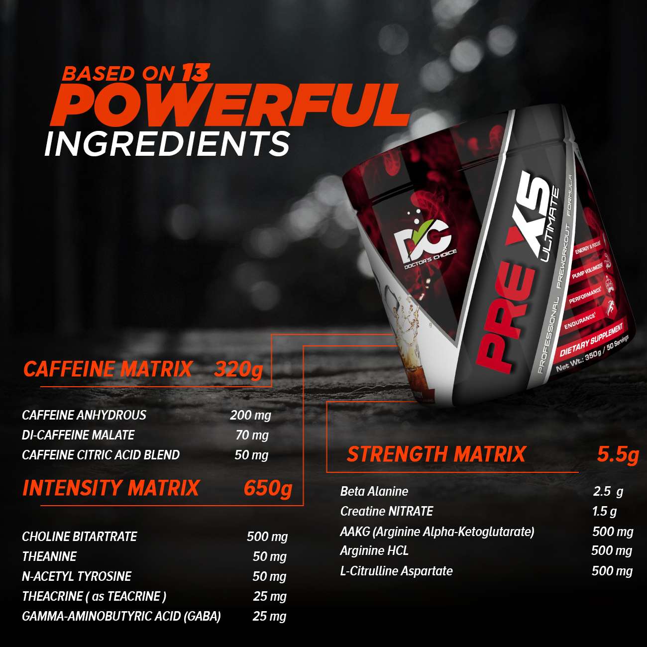 DC Doctor’s Choice Pre X5 ULTIMATE PRE WORKOUT