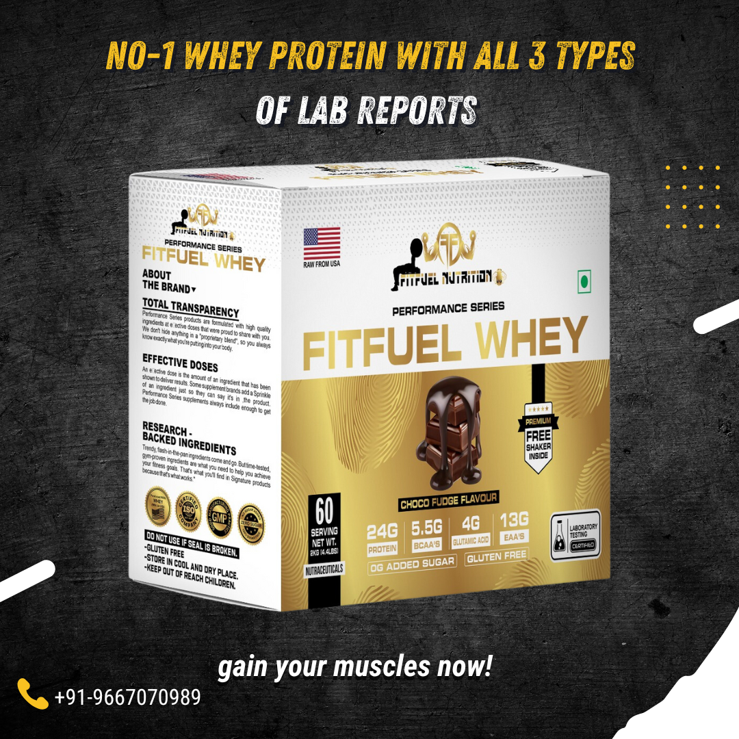 FITFUEL NUTRITION FITFUEL WHEY 2KG 60 SERVINGS ( BEST POUCH PACKING WHEY)