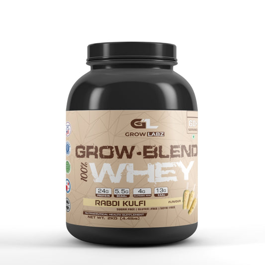 GROWLABZ GROW BLEND 100% WHEY PROTEIN 60+ SERVINGS |