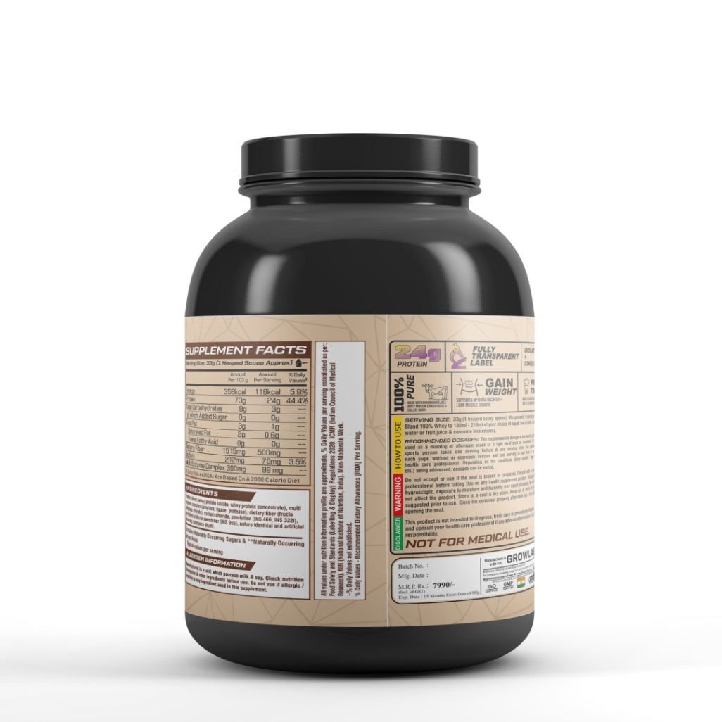 Growlabz Mass Gainer With Creatine10LB | Best Mass Gainer |