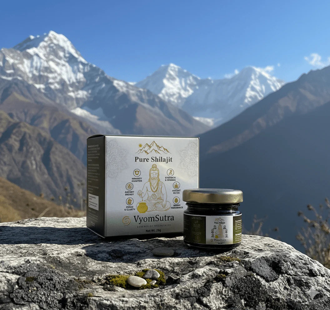 VyomSutra Pure Himalaya Gold Shilajit | 75% Fulvic Acid