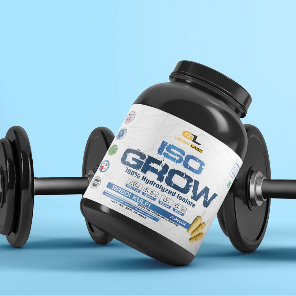 GROWLABZ ISO GROW WHEY PROTEIN 100% ISOLATE 2KG