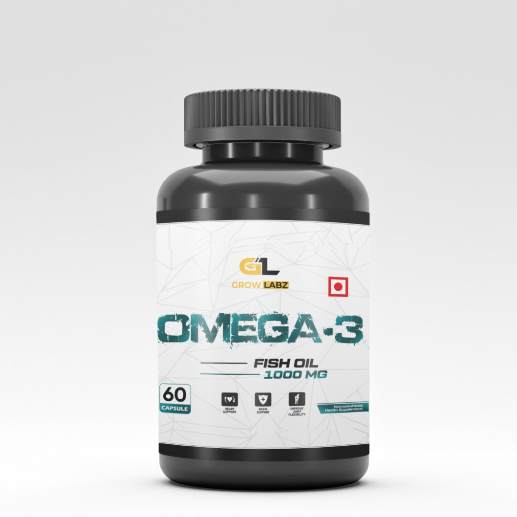 GROWLABZ- OMEGA 3 – FISH OIL 1000 MG FREE DELIVERY