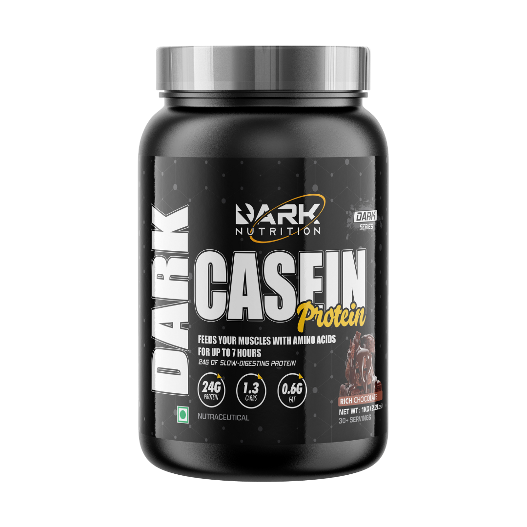 DARK NUTRITION DARK CASEIN WHEY PROTEIN (NIGHT PROTEIN) 1KG FREE DELIVERY |