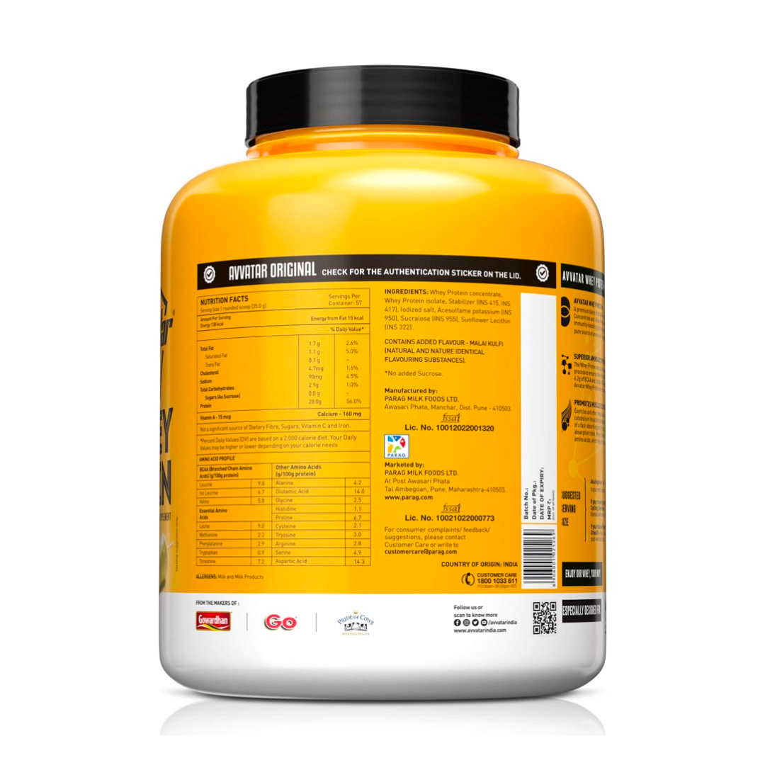 Avvatar 100% Whey Protein 2KG
