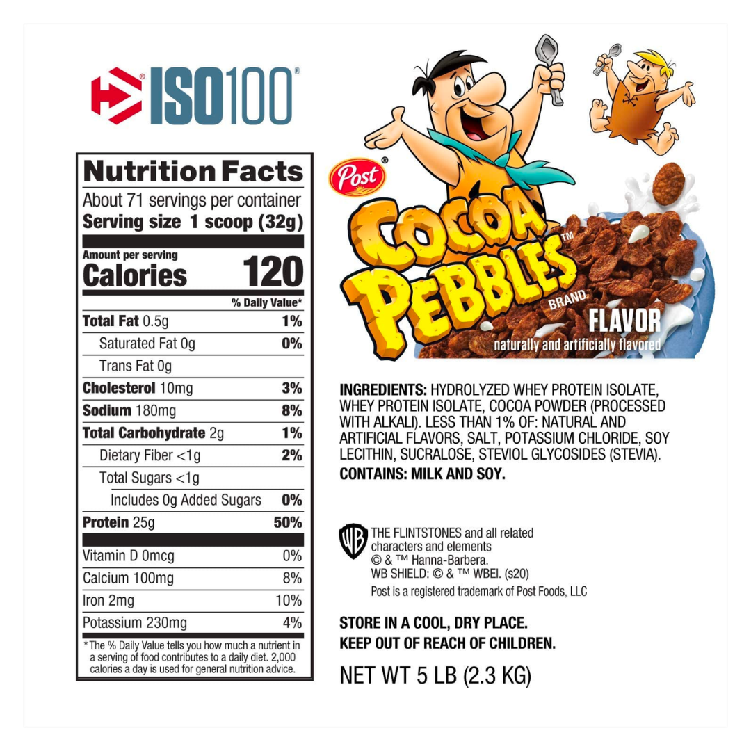 Dymatize ISO100 Hydrolyzed – 100% Whey Protein Isolate – 5 lb