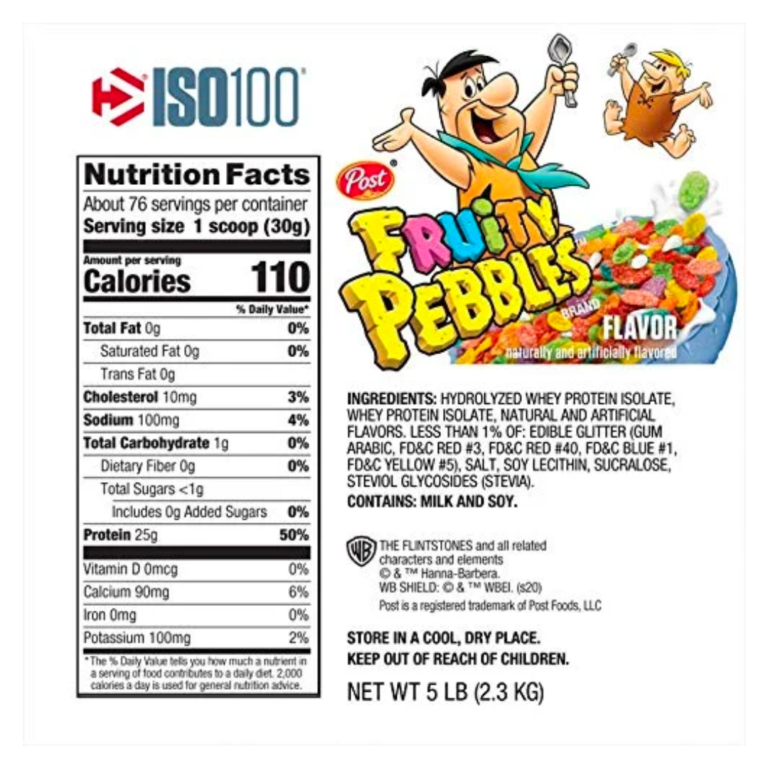 Dymatize ISO100 Hydrolyzed – 100% Whey Protein Isolate – 5 lb