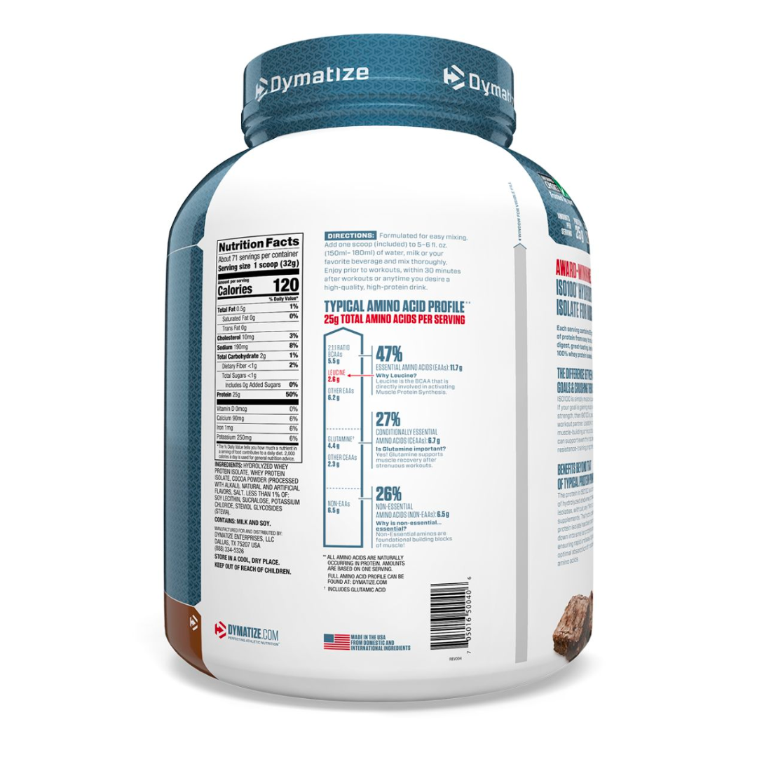 Dymatize ISO100 Hydrolyzed – 100% Whey Protein Isolate – 5 lb