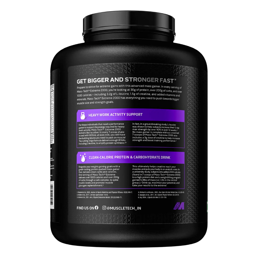MuscleTech MassTech Extreme 2000 Mass Gainer