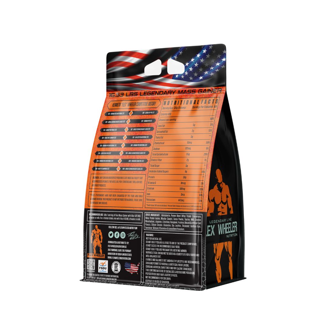 Flex Wheeler Nutrition Legendary Mass Gainer – 16.53 Lbs ( Chocolate)