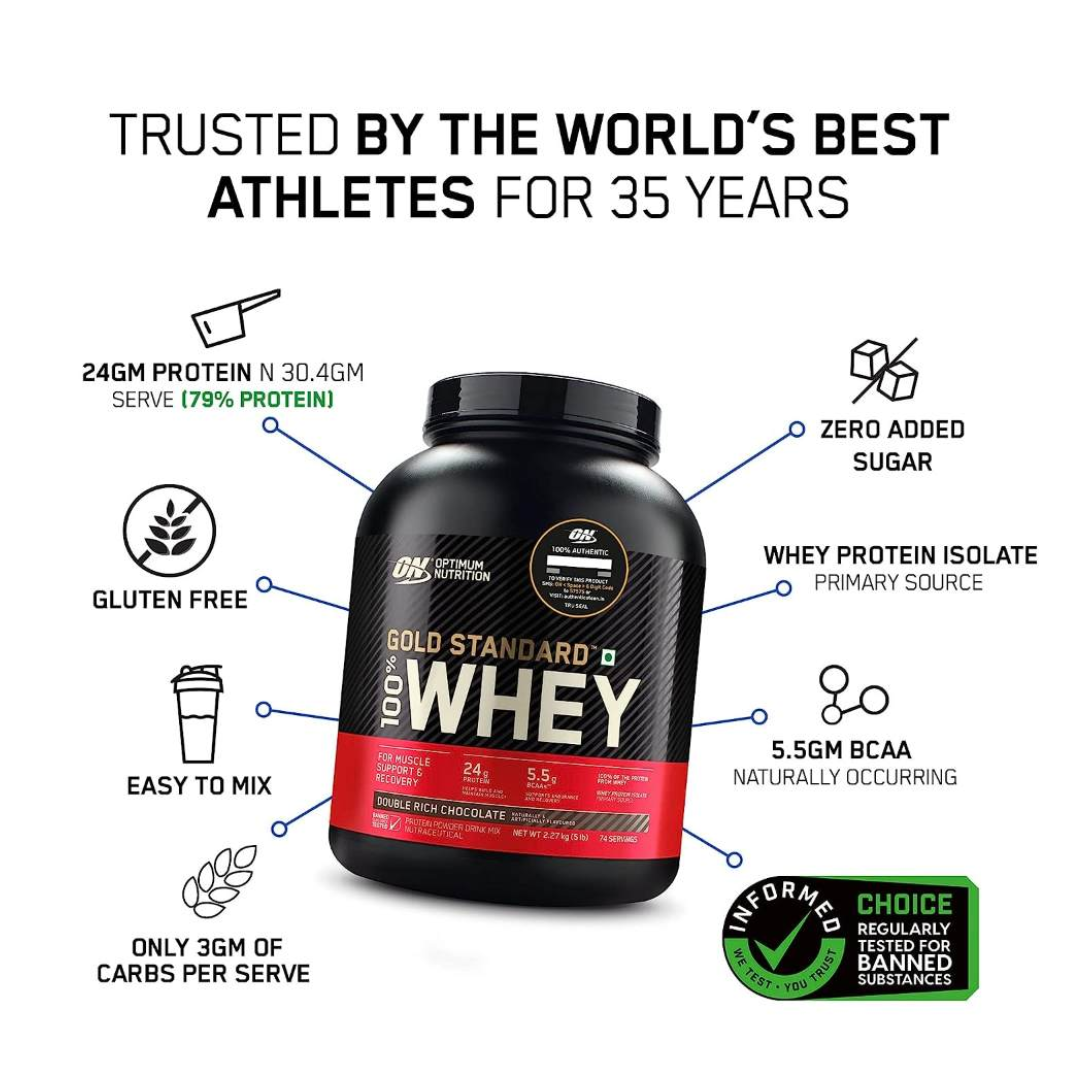 ON (Optimum Nutrition) Gold Standard 100% Whey Protein