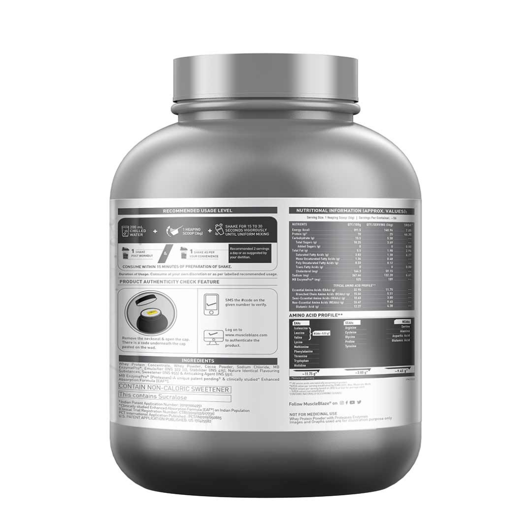 (MB) MuscleBlaze Biozyme Performance Whey, 2 kg