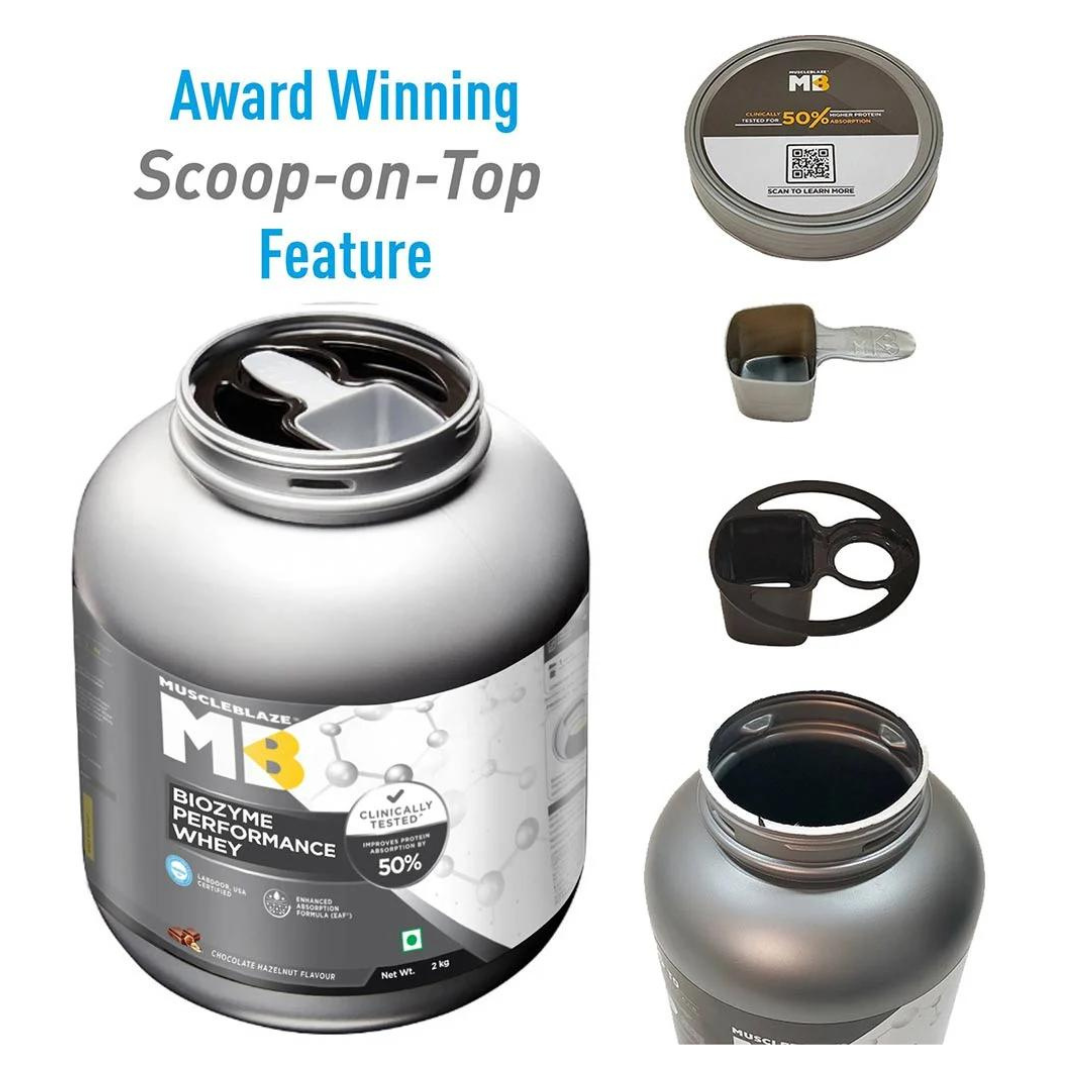 (MB) MuscleBlaze Biozyme Performance Whey, 2 kg