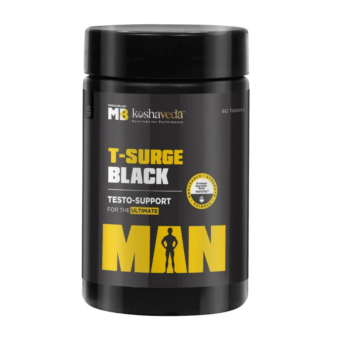 MB MuscleBlaze T-Surge Black, 60 tablet