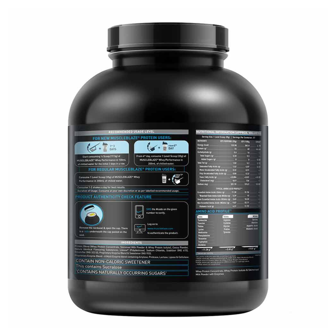 (MB) MuscleBlaze Whey Performance Protein , Chocolate