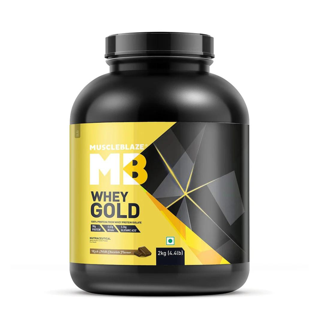 (MB) MuscleBlaze Whey Gold 100% Whey Protein Isolate