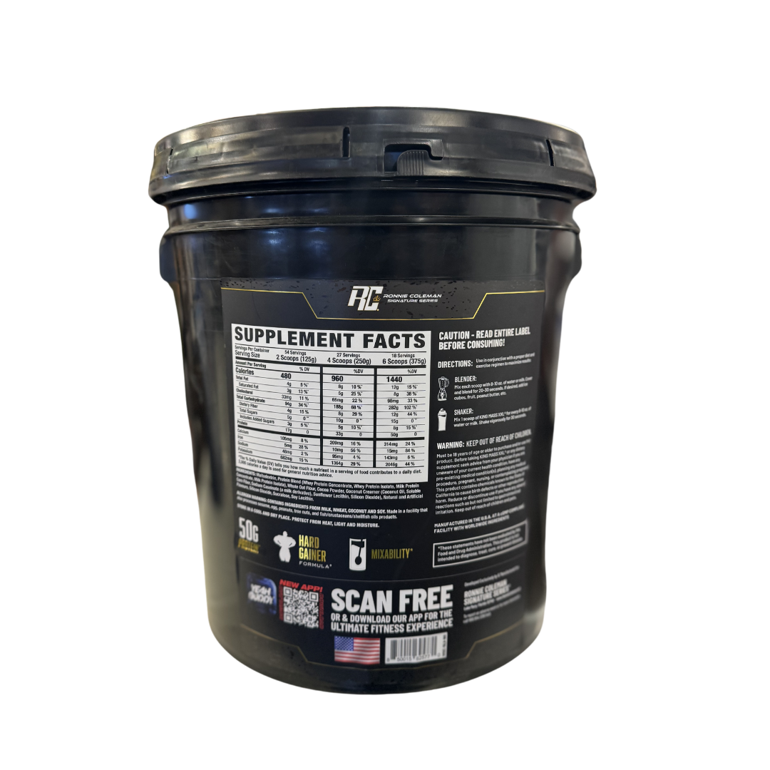 (RC) RONNIE COLEMAN King Mass, 15 lbs, 6.80 kg (Milk Chocolate)