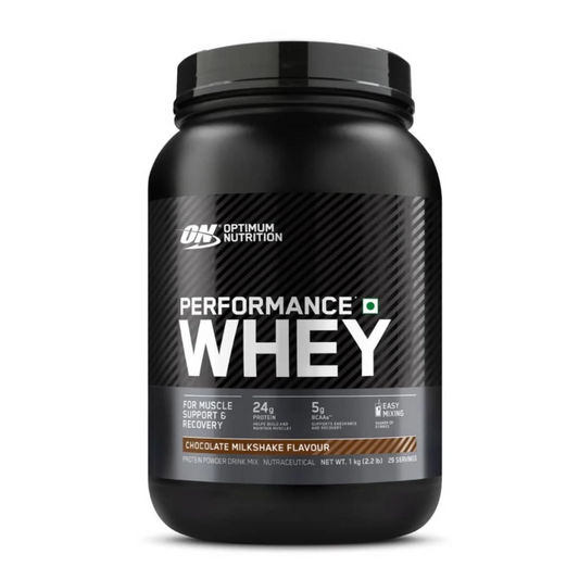 (ON) Optimum Nutrition Performance Whey Protein Powder – 1 Kg (2.2 Lb), Chocolate Milkshake