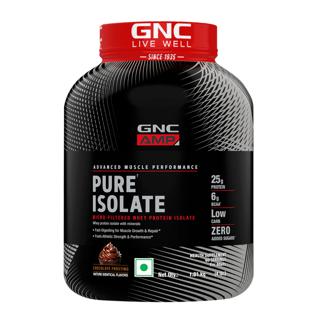 GNC AMP Pure Isolate Protein Low Carb – 1.81 Kg