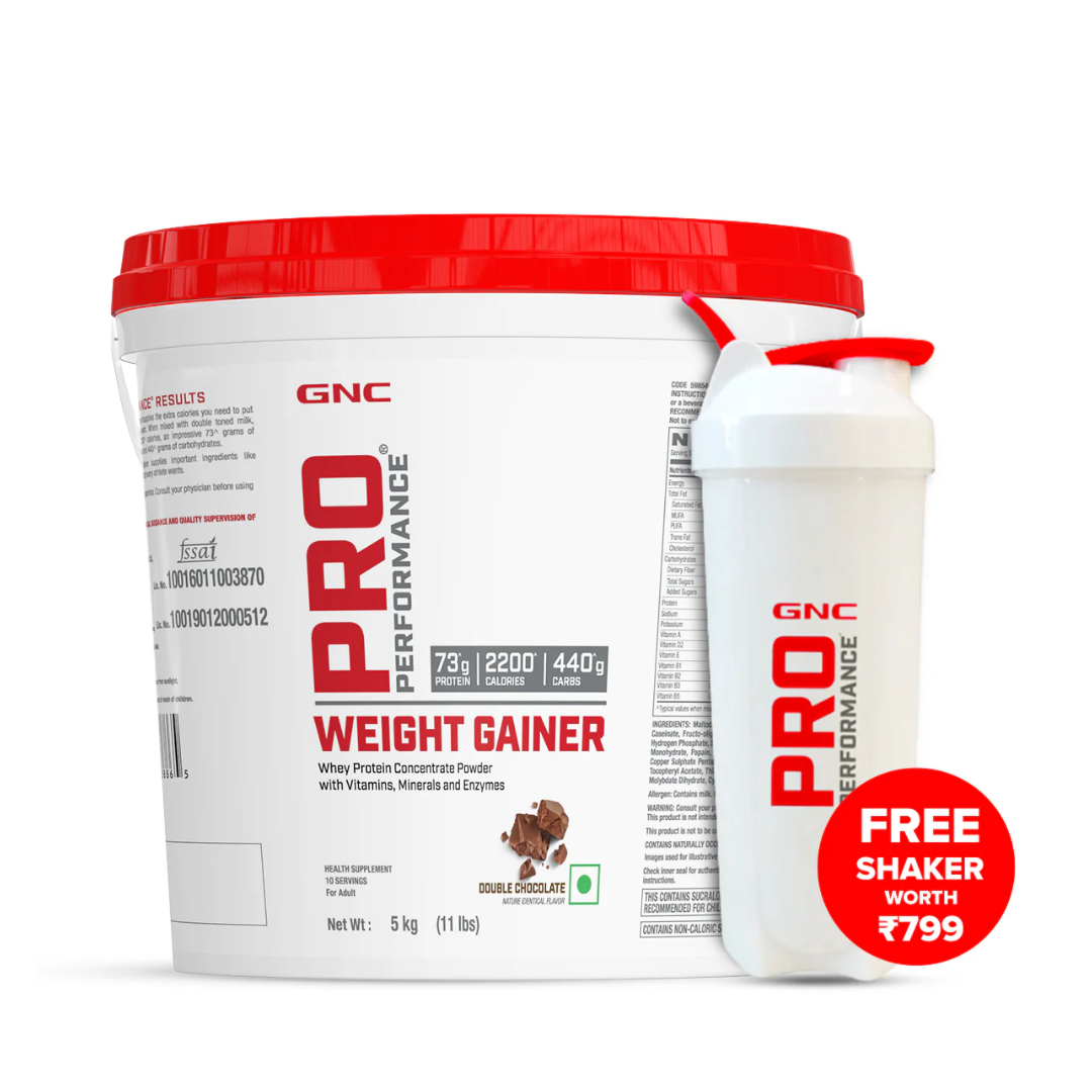 GNC Pro Performance Weight Gainer – Chocolate (Free Shaker)