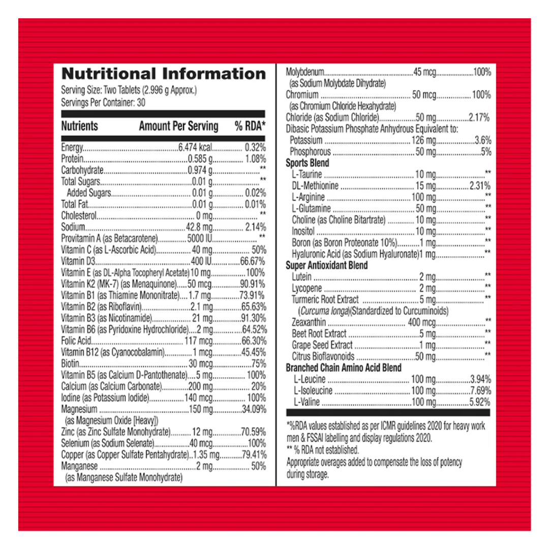 GNC Mega Men Sport – 60 Tabs