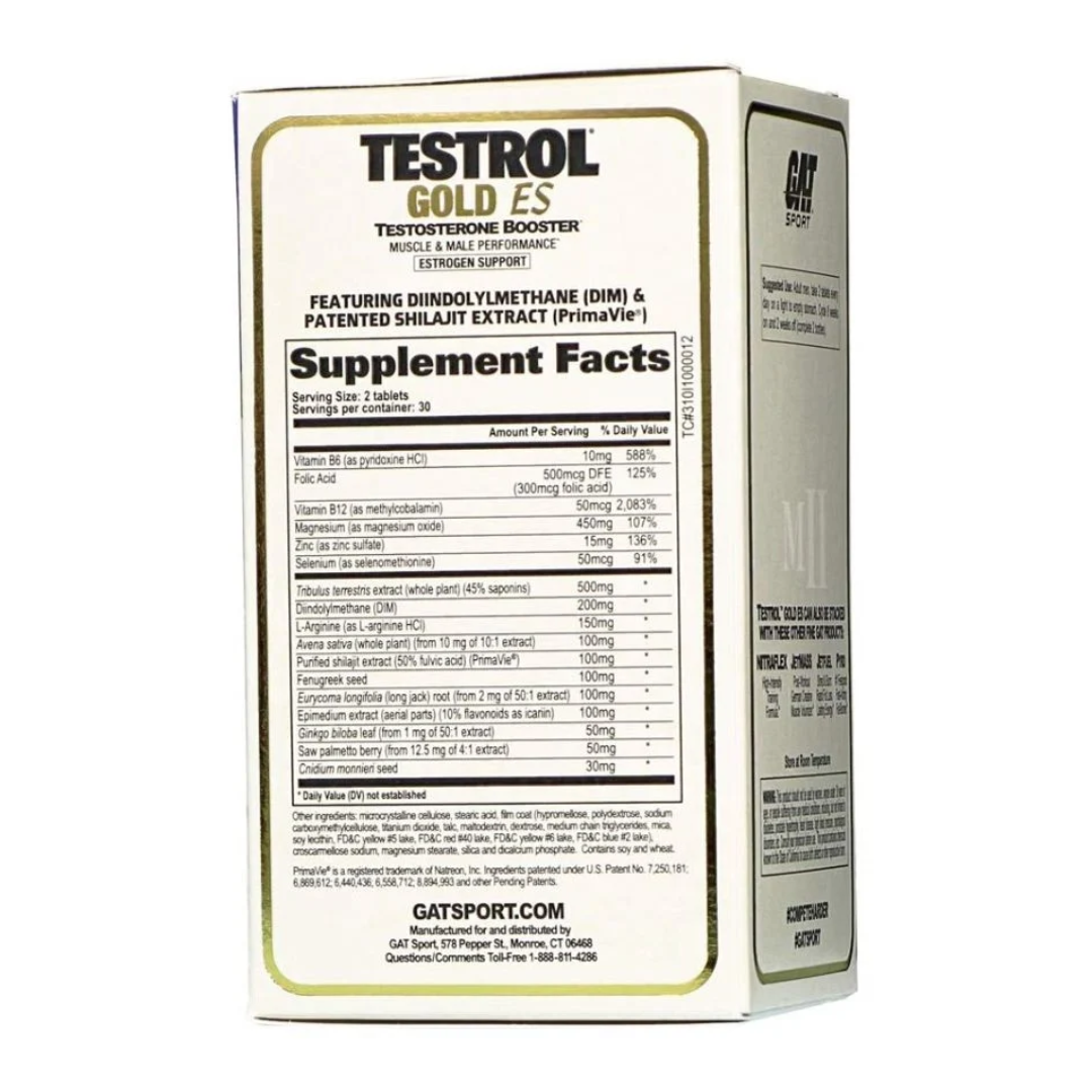 GAT Sports Testrol Gold ES | Test Booster | 60 Tabs
