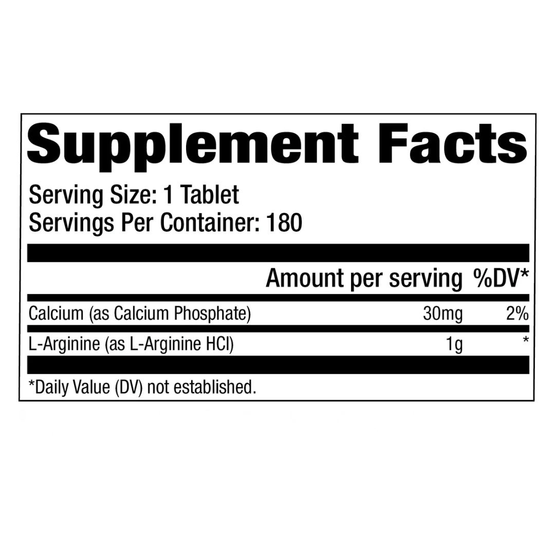 GAT Sports L-Arginine Free Form Amino Acid – 180 Tabs