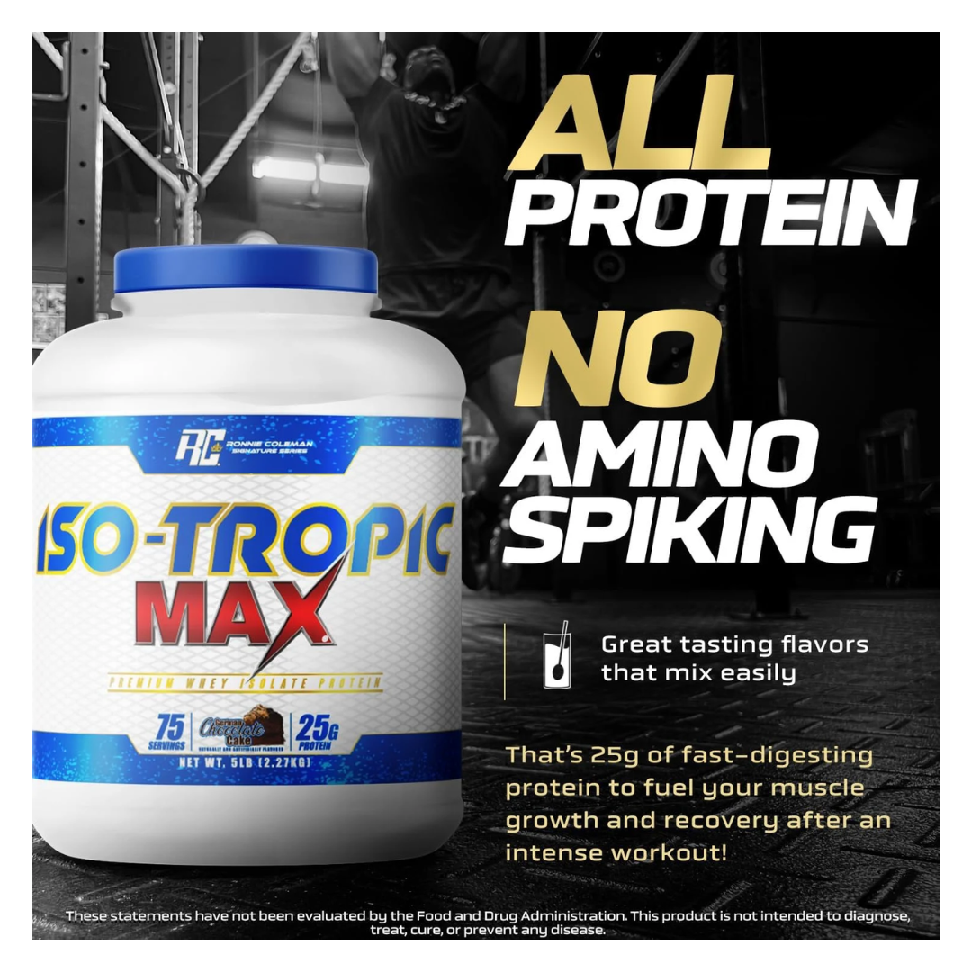 (RC) Ronnie Coleman Iso -Tropic Max Isolate Protein 5 Lb