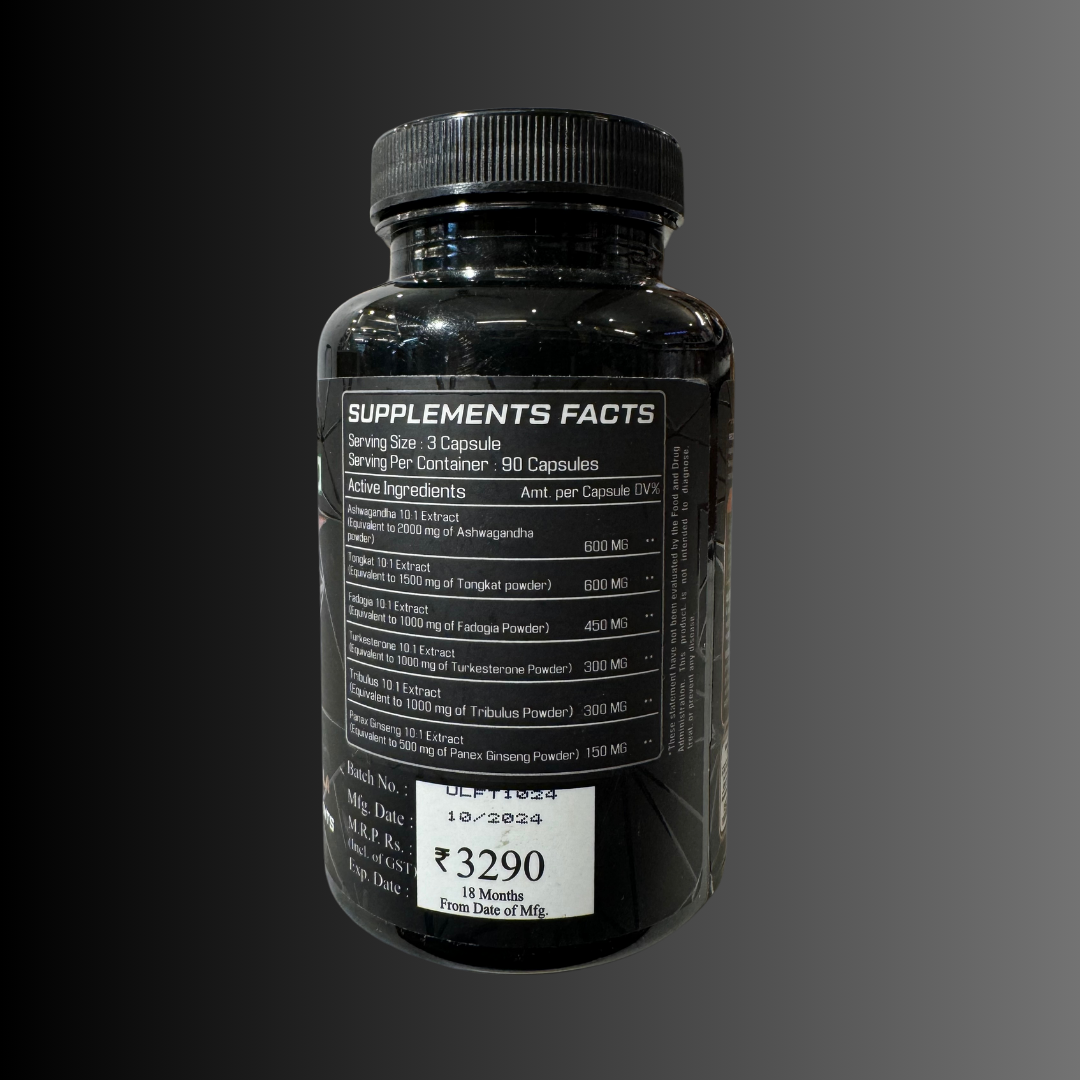 Growlabz Badman Gainz (Ultimate Size Gaining Formula) 90 Capsules