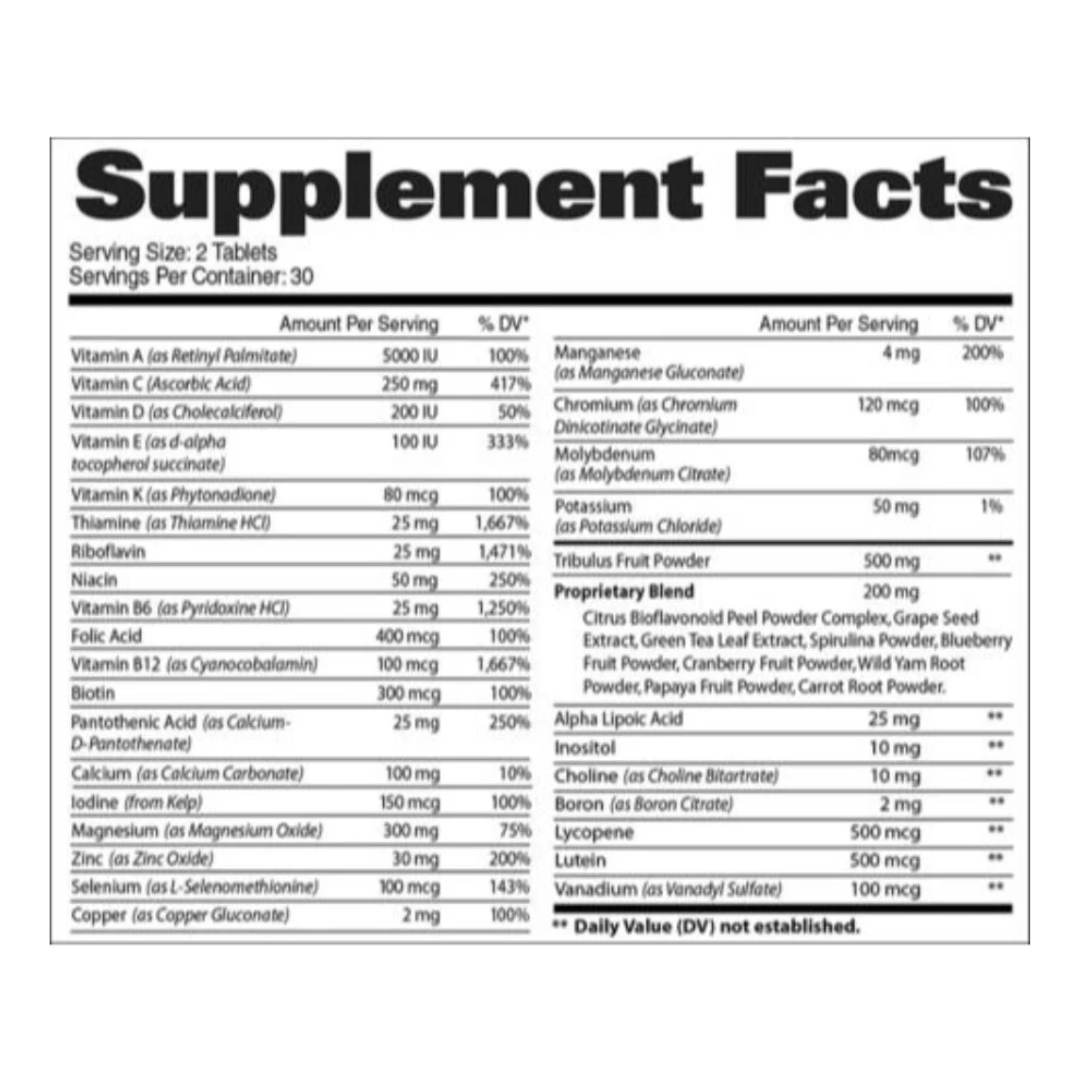 GAT Mens Multi Test – 60 Tabs