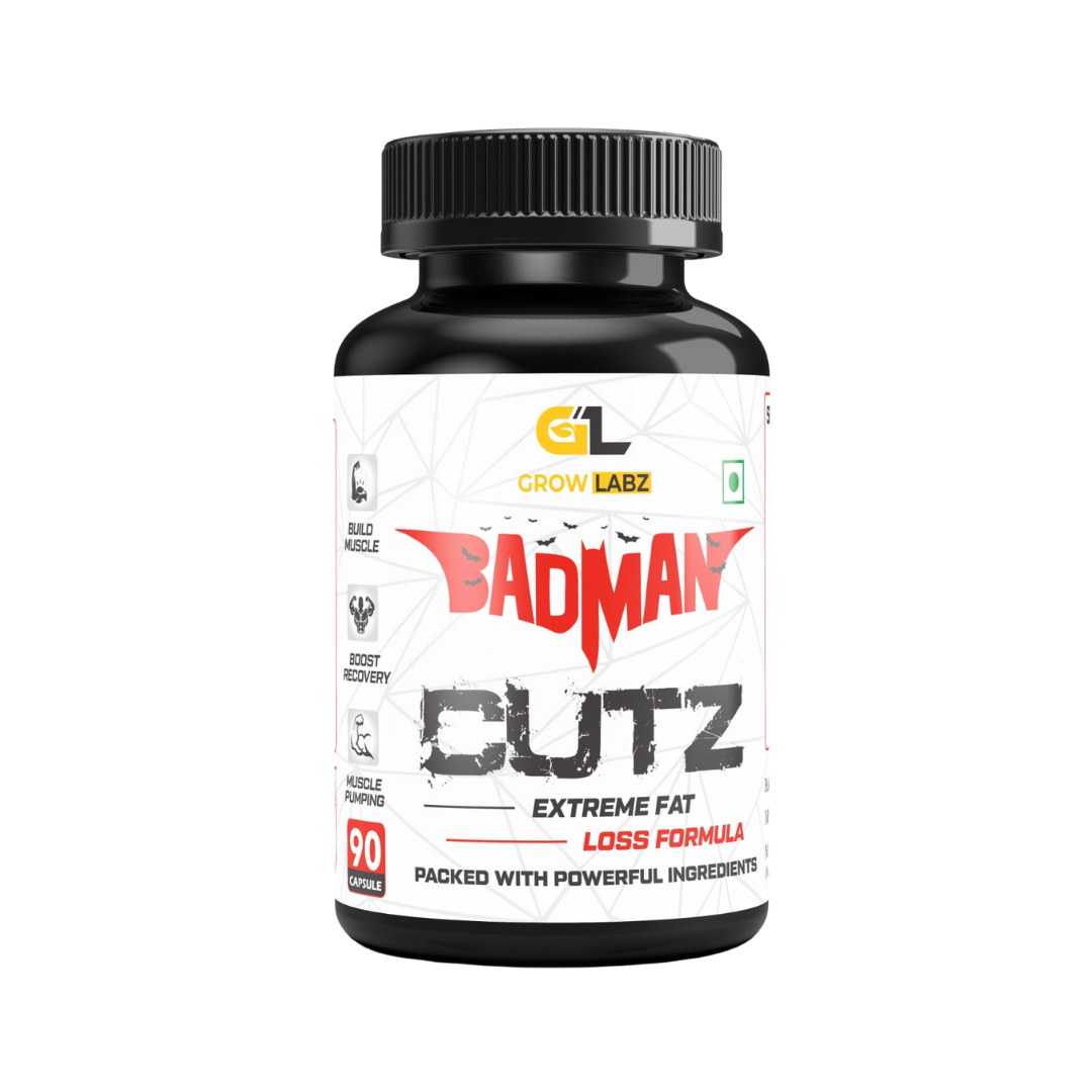 Growlabz Badman Cutz (Ultimate Fat Loss Formula) 90 Caps