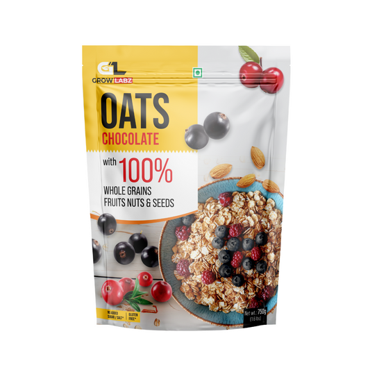 Growlabz High Protein Oats | Chocolate |