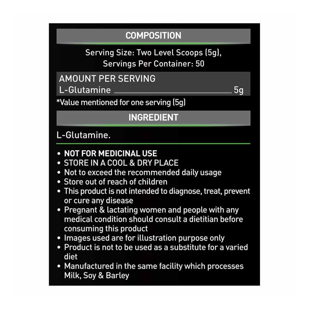 (MB) MuscleBlaze L-Glutamine, 250 g