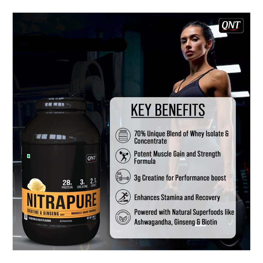 Qnt Nitrapure Whey Protein 2Kg