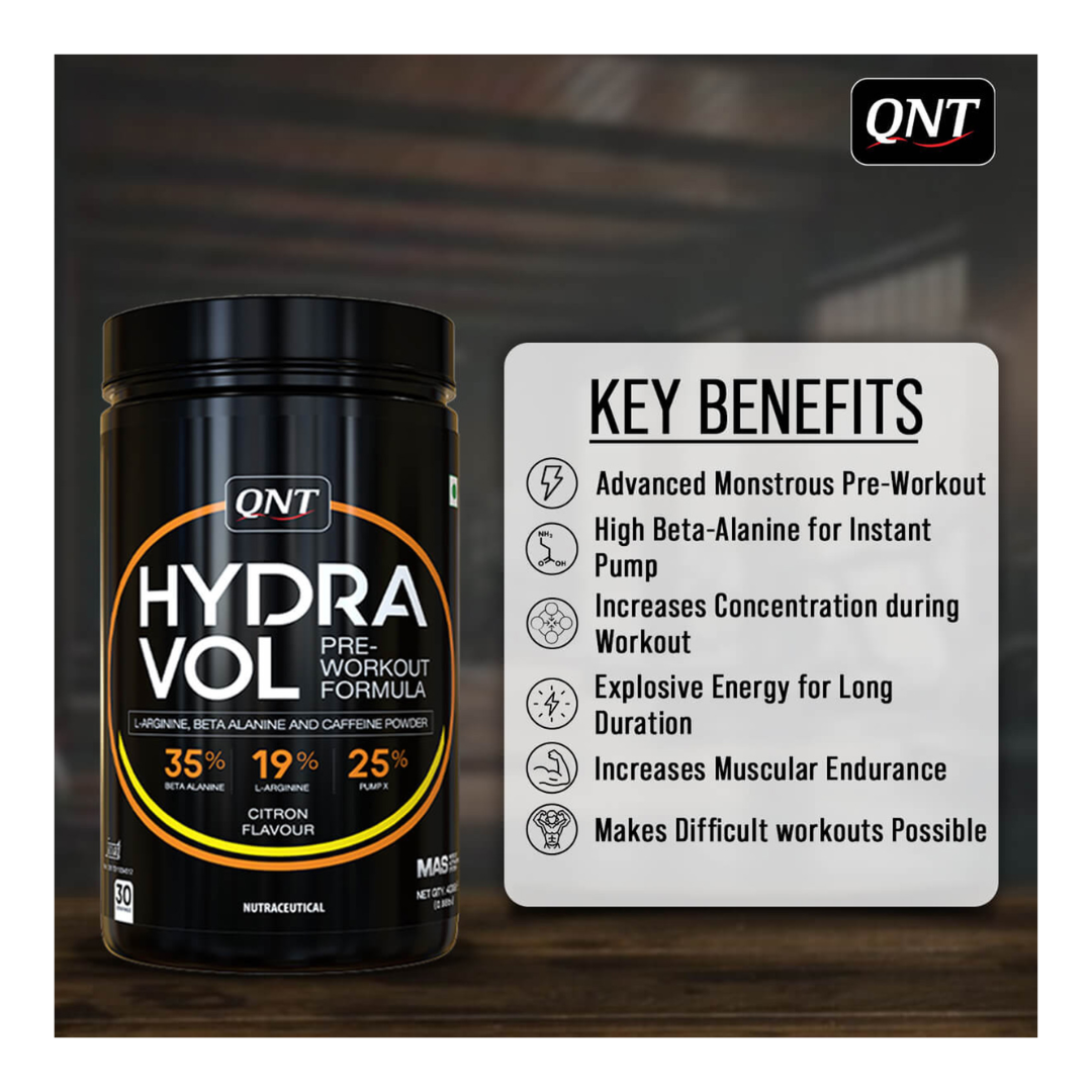 Qnt Hydravol Pre-Workout 400G