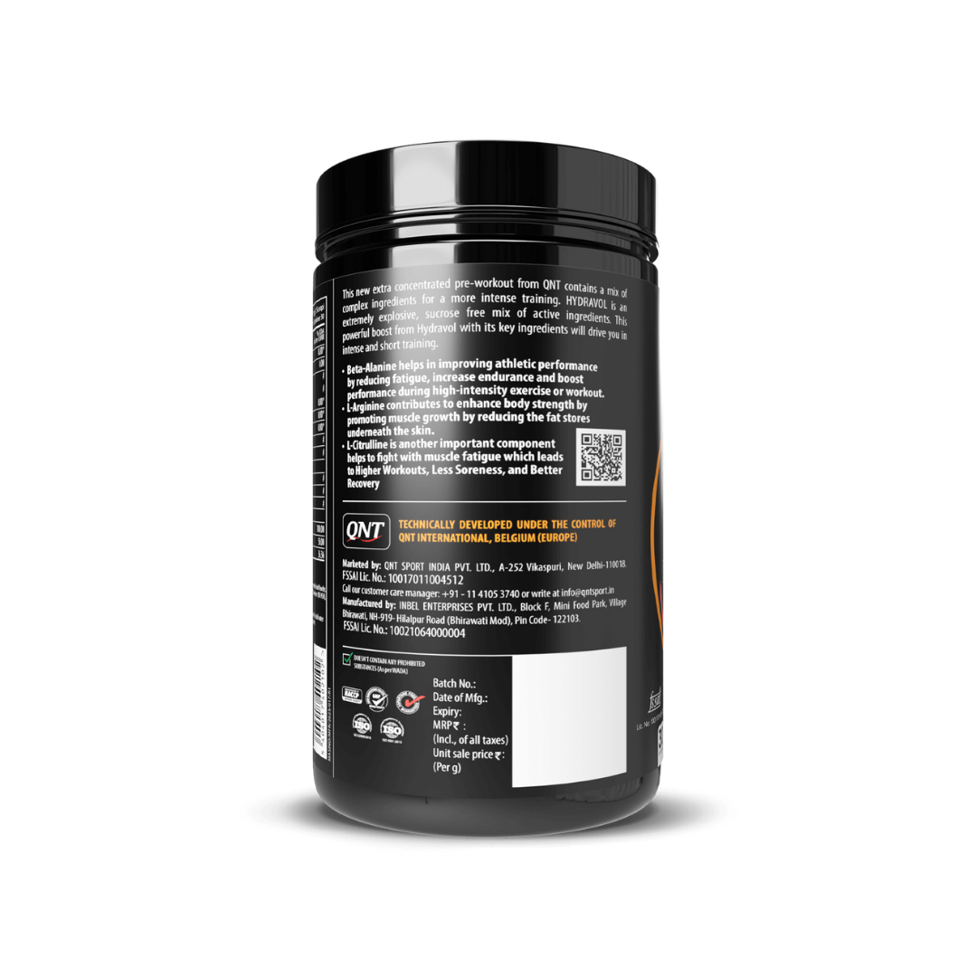 Qnt Hydravol Pre-Workout 400G