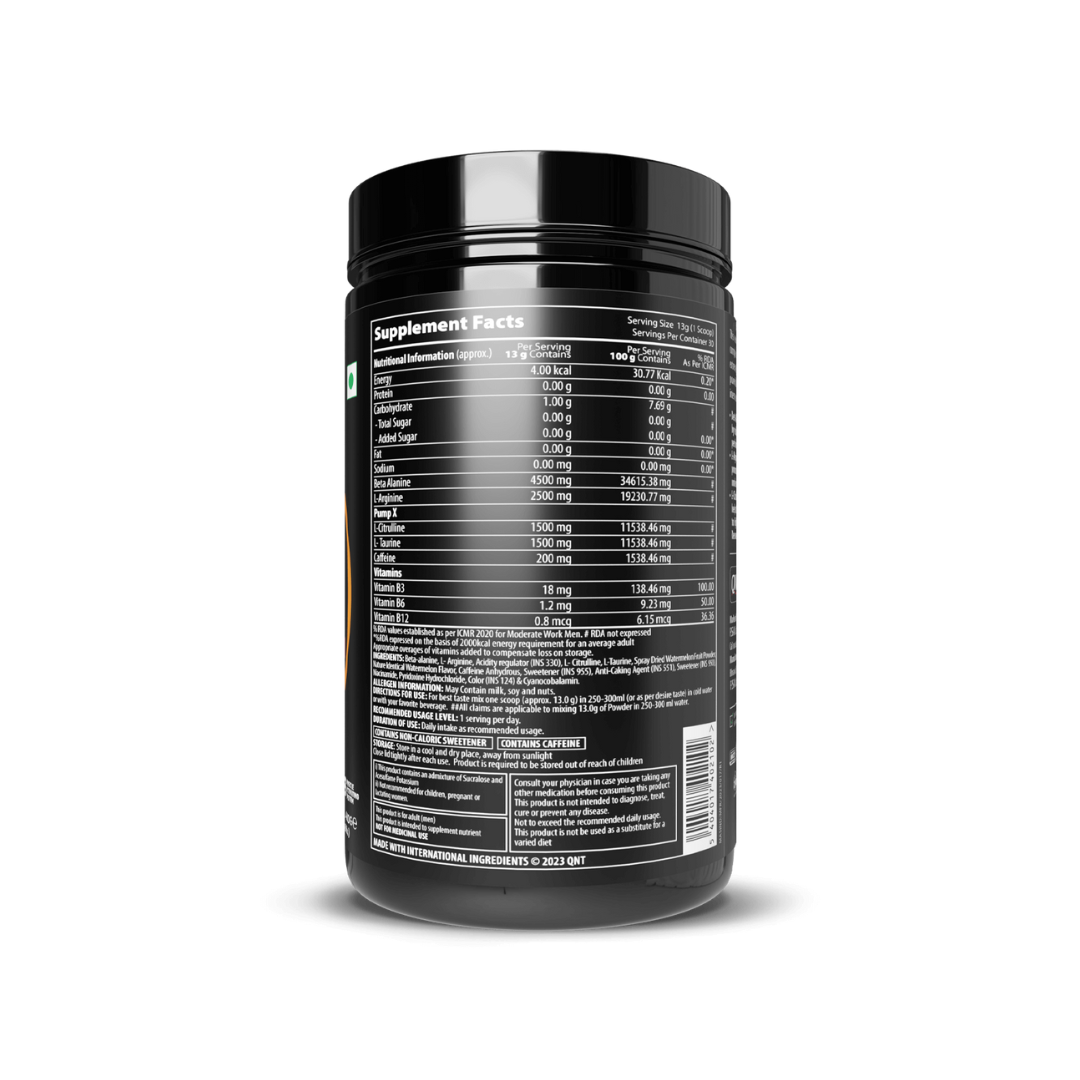Qnt Hydravol Pre-Workout 400G