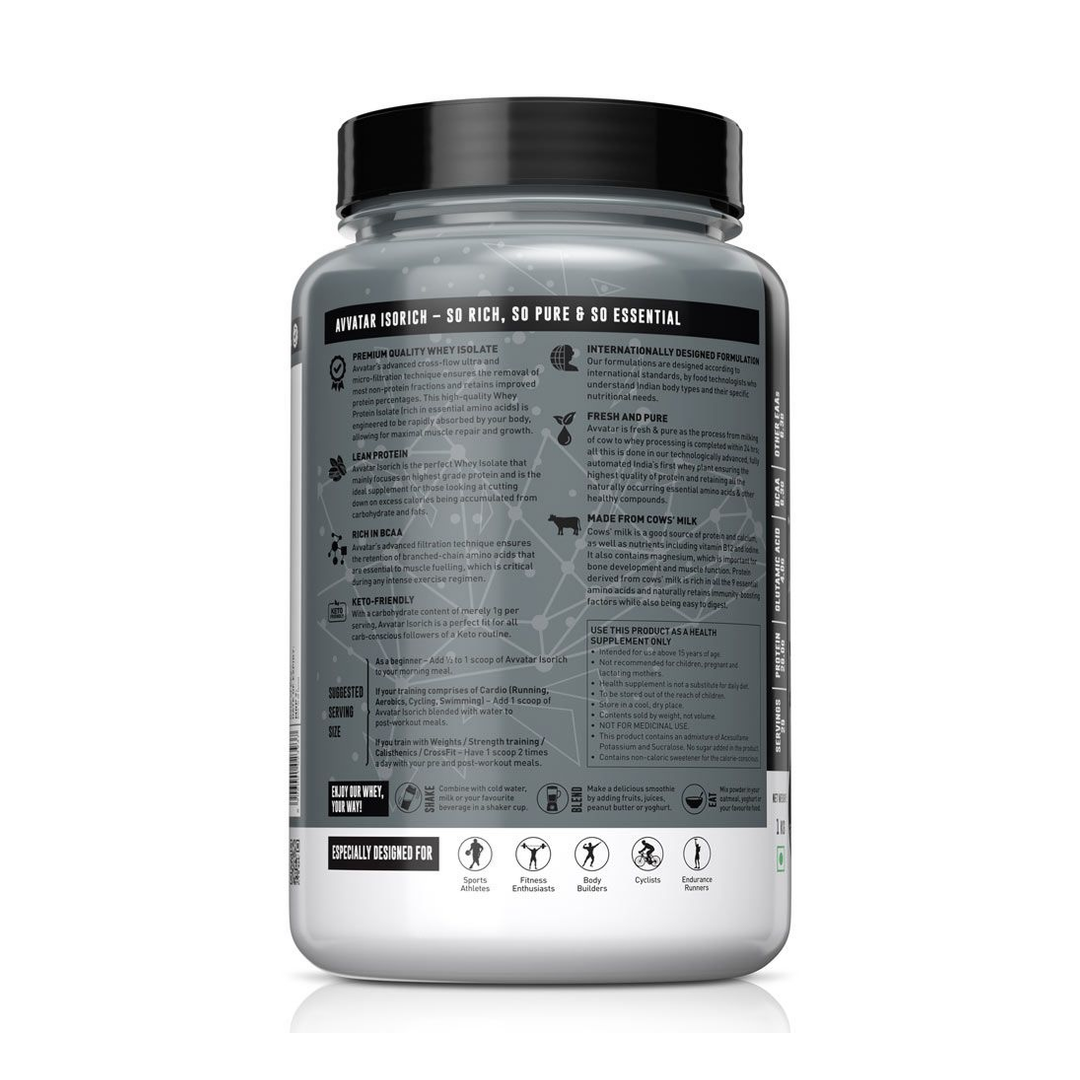 Avvatar Isorich Protein | 1 Kg | Belgian Chocolate