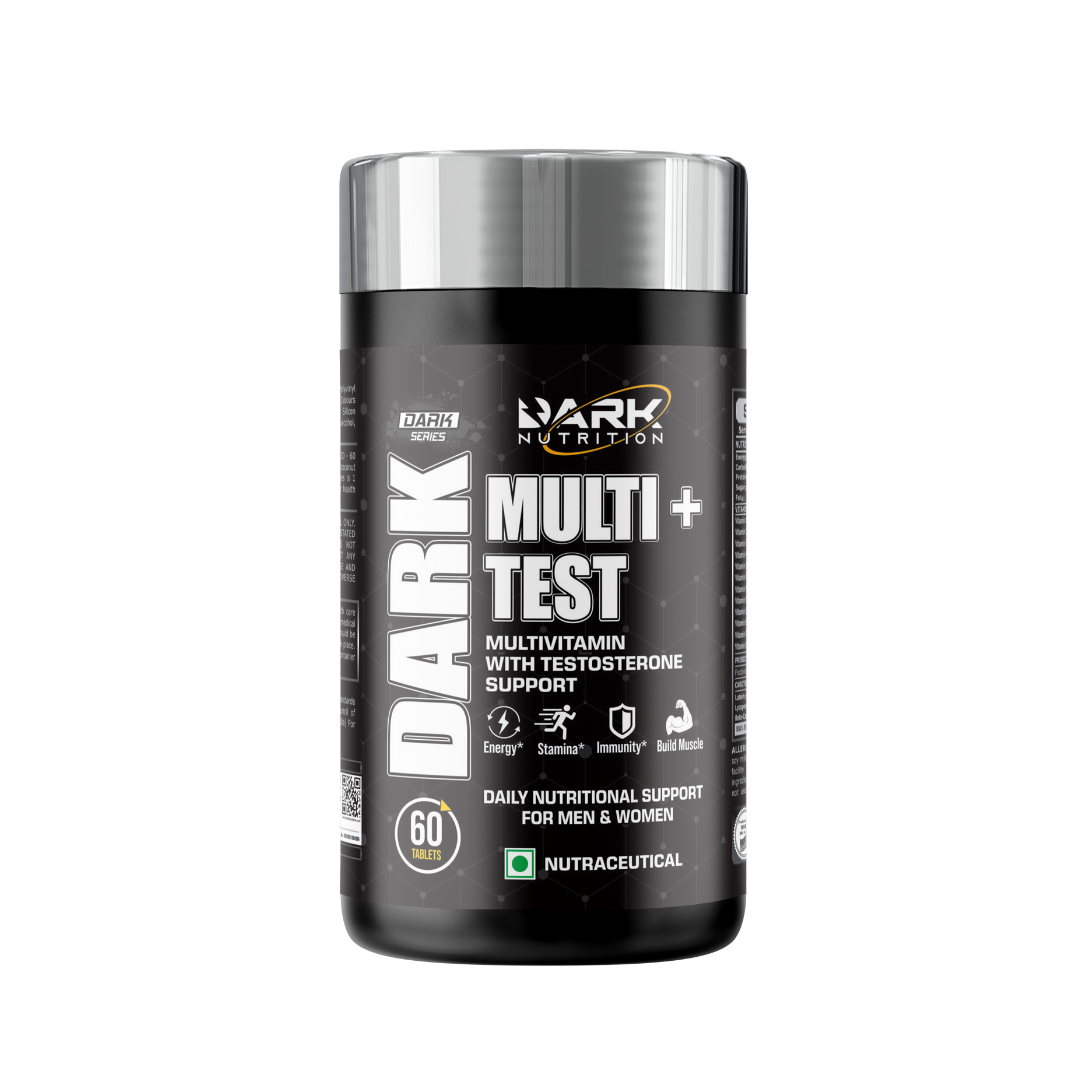 DARK NUTRITION MULTIVITAMIN + TESTBOOSTER (MULTI+TEST) FREE DELIVERY