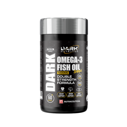 DARK NUTRITION OMEGA 3 FISH OIL (DOUBLE STRENGTH) FREE DELIVERY