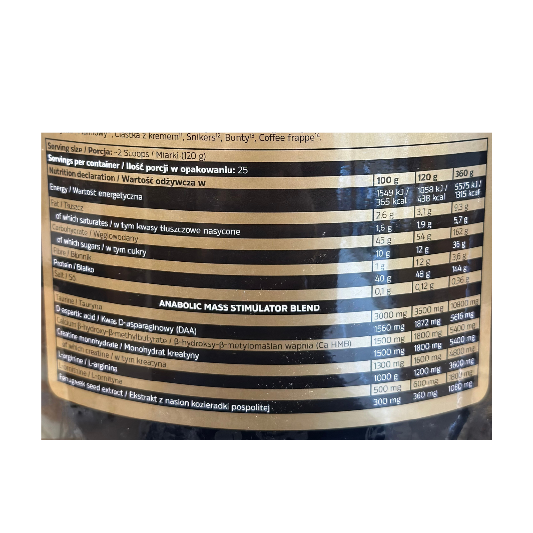 Kevin Levrone Signature Series Anabolic Mass Gainer 3KG