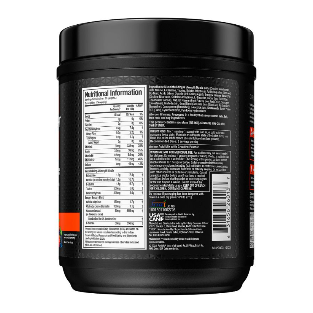 MuscleTech Vapor X5 Next Gen PRE-WORKOUT