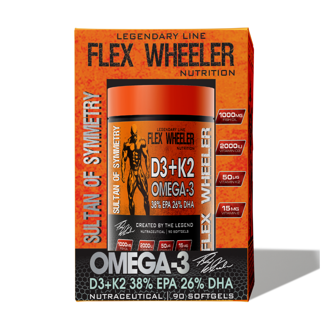 Flex Wheeler Nutrition Legendary Omega 3 D3+K2 -90 SOftgels