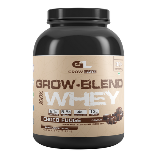 GROWLABZ GROW BLEND 100% WHEY PROTEIN 1KG 30+ SERVINGS |